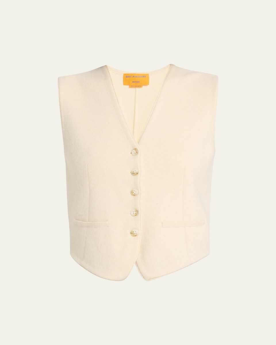 Tailored Cashmere Vest