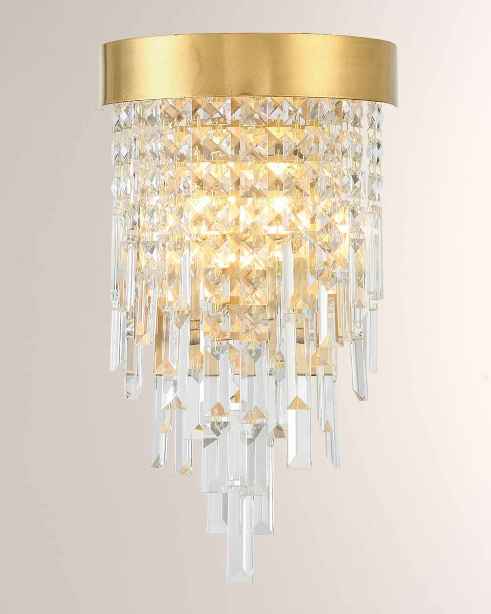 Winfield 2-Light Antiqued Gold Wall Mount