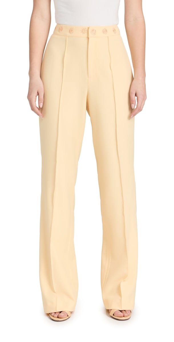 The Wolf Gang Irida Bootcut Pants Butter