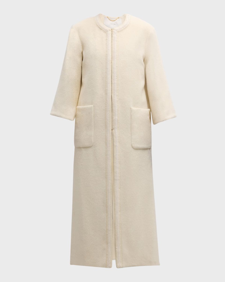 Suri Alpaca-Wool Long Coat