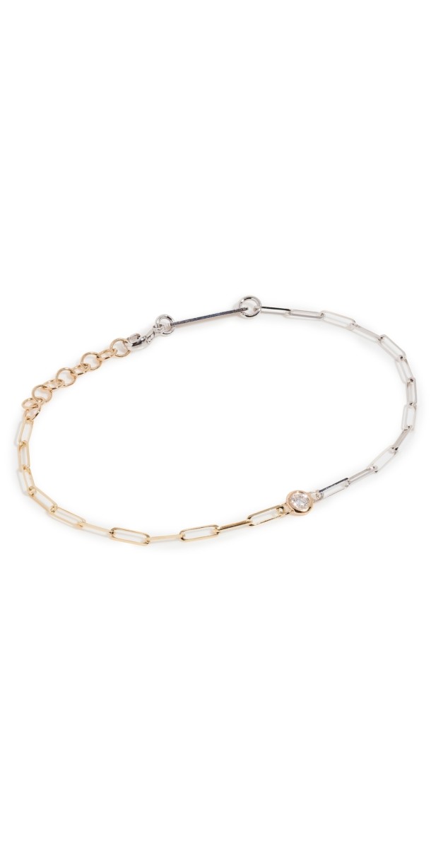 Zoe Chicco 14k Gold Paperclip Chain Bracelet Gold