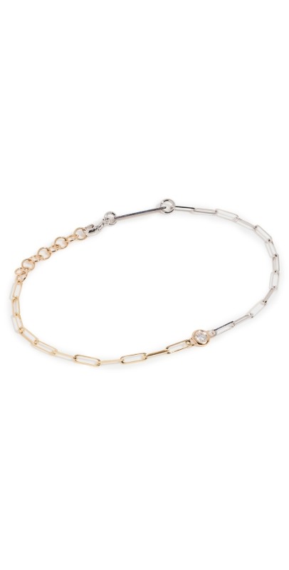 Zoe Chicco 14k Gold Paperclip Chain Bracelet Gold