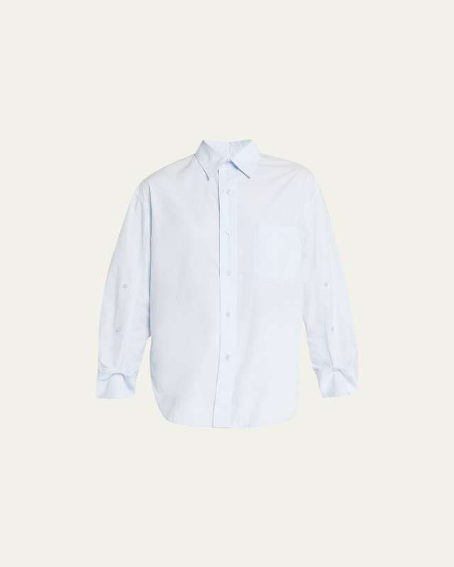 Kayla Button-Front High-Low Shirt