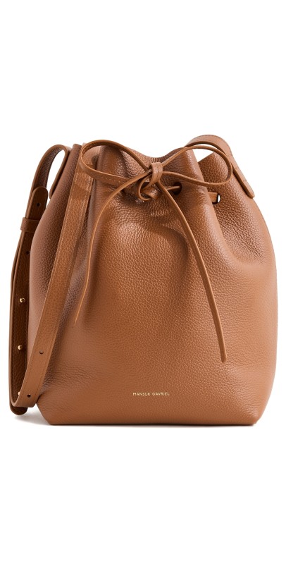 Mansur Gavriel Soft Mini Bucket Bag Hazelnut