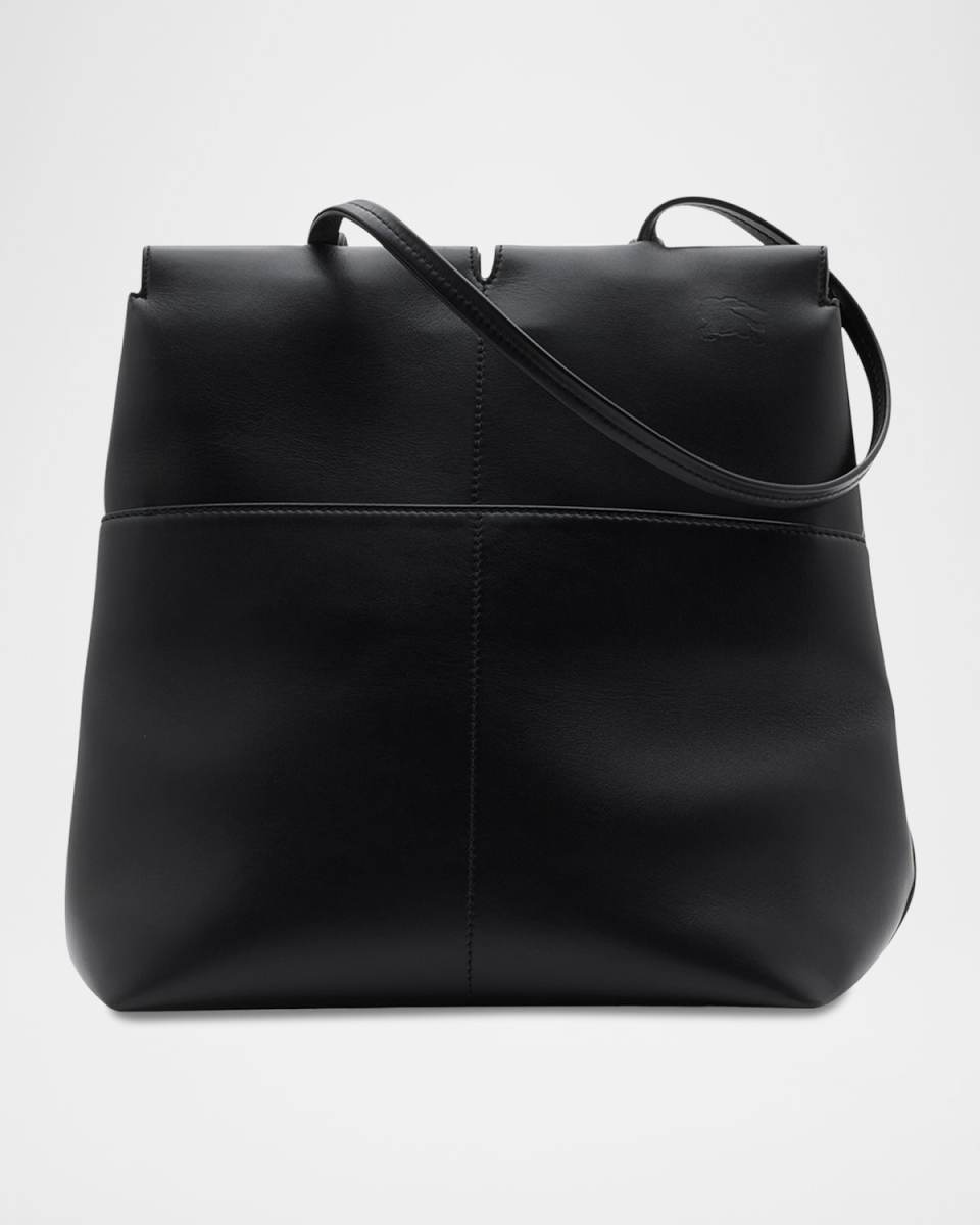Snip North-South Leather Tote Bag