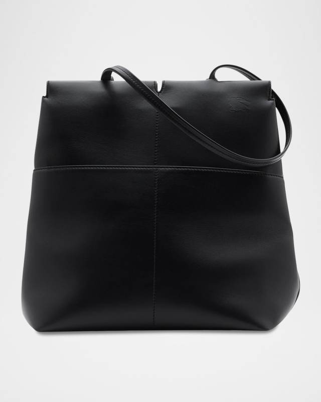 Snip North-South Leather Tote Bag