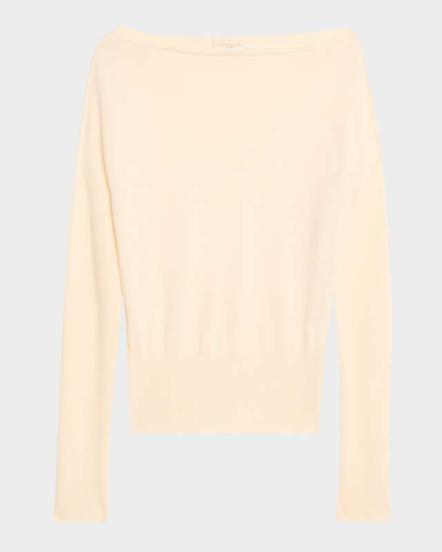 Chance One-Shoulder Wool Sweat