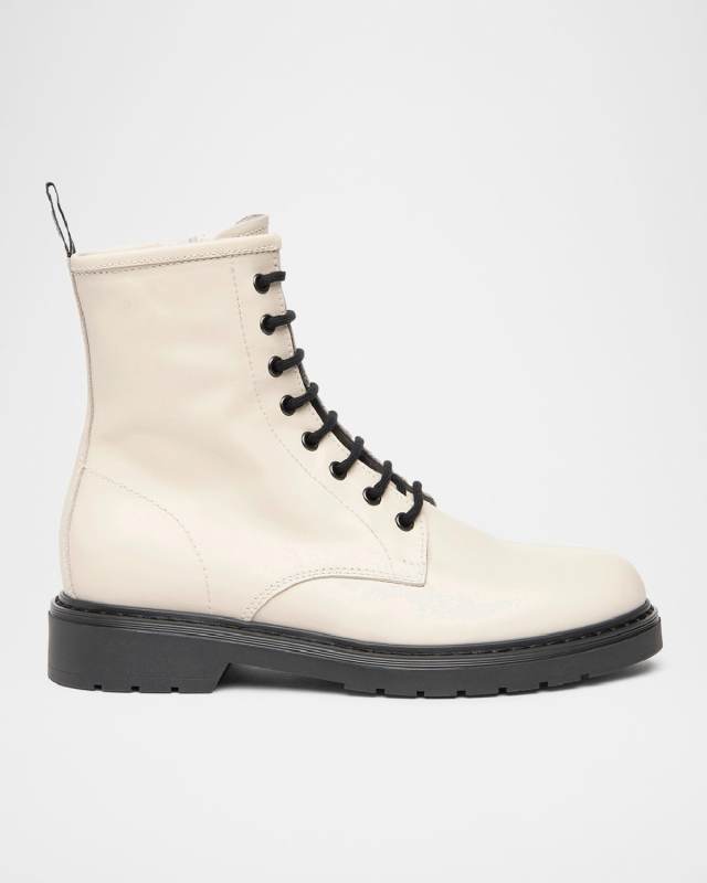 Clean Leather Combat Booties