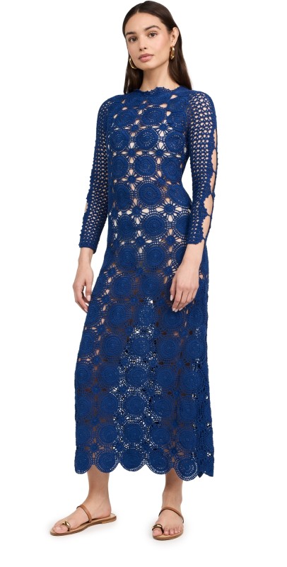 ESCVDO Jules Maxi Dress Electric Blue
