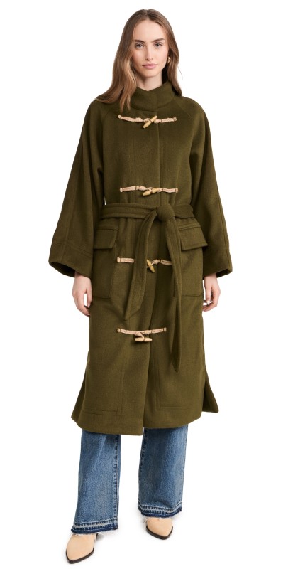 Free People Alma Duffle Coat Beech