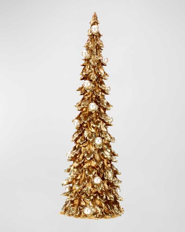 Gilded Pearl Christmas Tree, Large