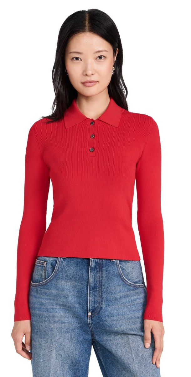 Solid & Striped The Debra Top Apple Red