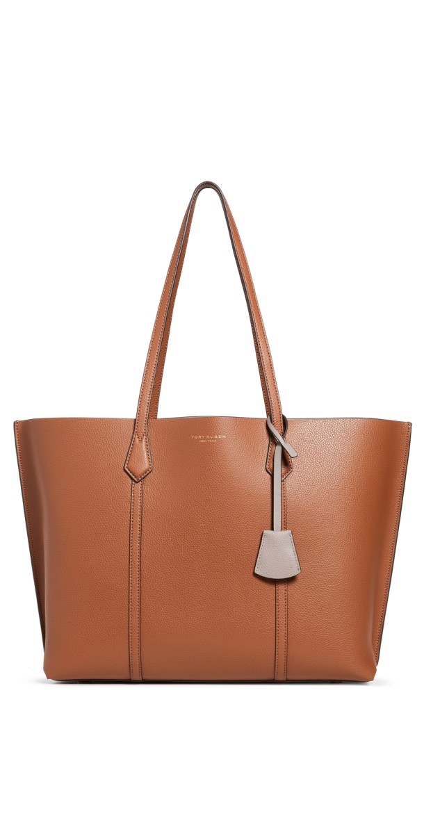 Tory Burch Perry Triple Compartment Tote Light Umber