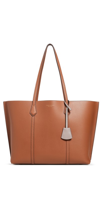 Tory Burch Perry Triple Compartment Tote Light Umber