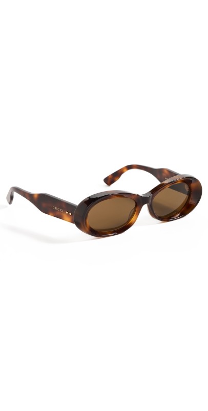 Gucci Thickness Sunglasses Havana-Havana-Brown