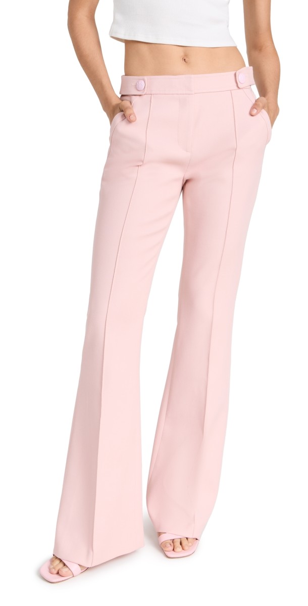 LoveShackFancy Costella Pants Pale Rose
