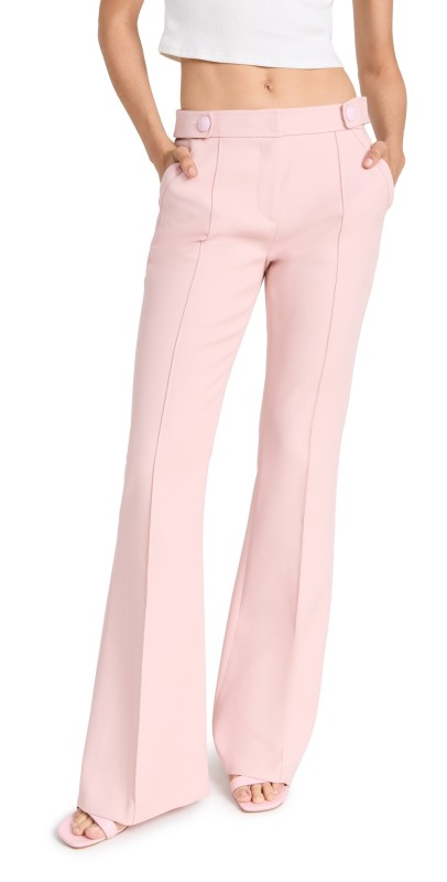 LoveShackFancy Costella Pants Pale Rose