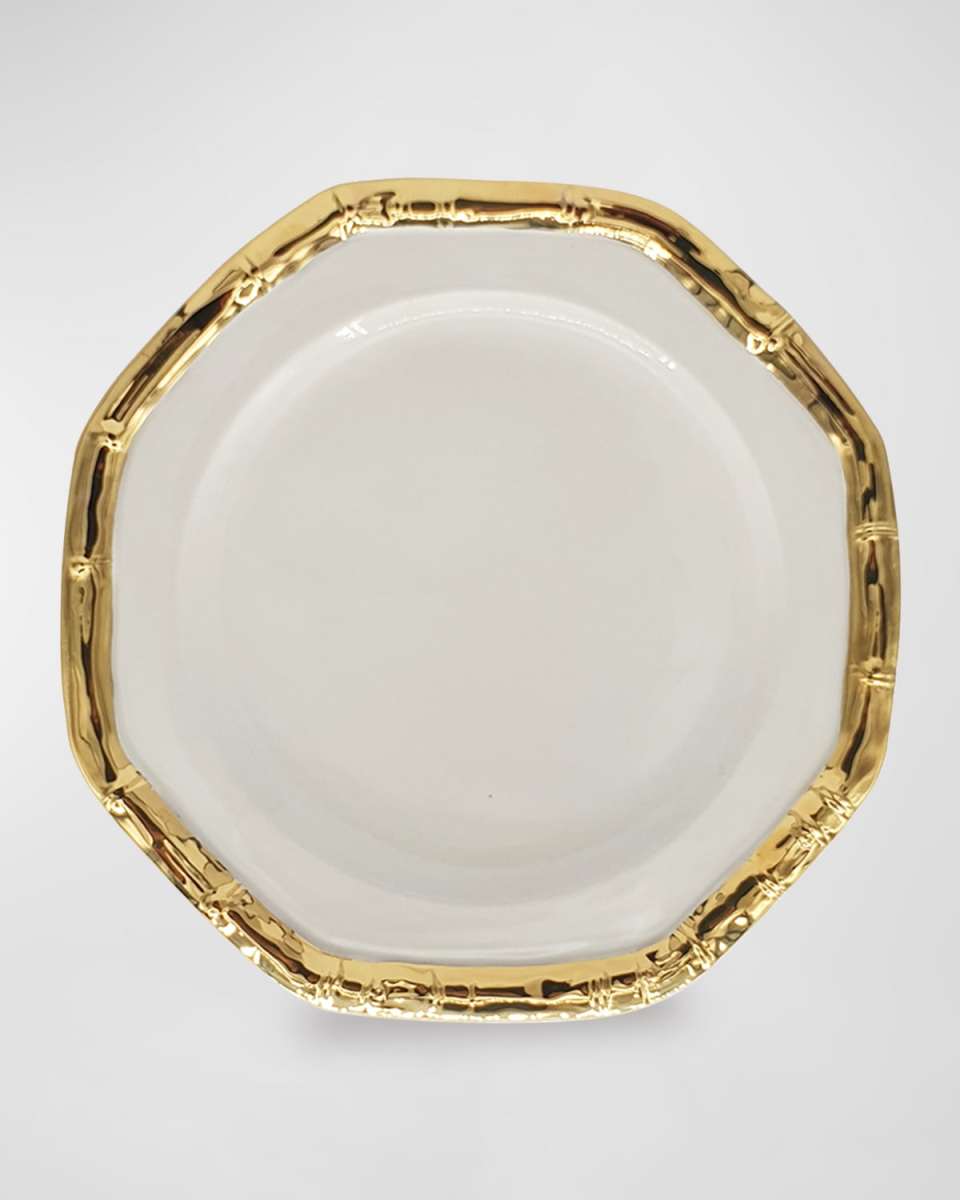 Bamboo Gold Dinner Plate, Set of 4