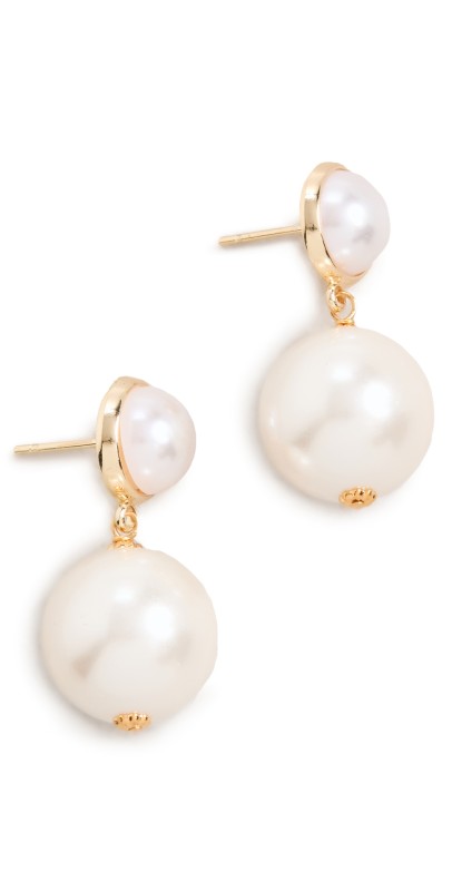 SHASHI Kabira Earrings Pearl