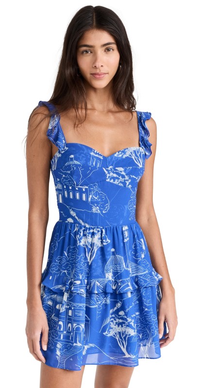 Amanda Uprichard Coralie Mini Dress Yorkshire