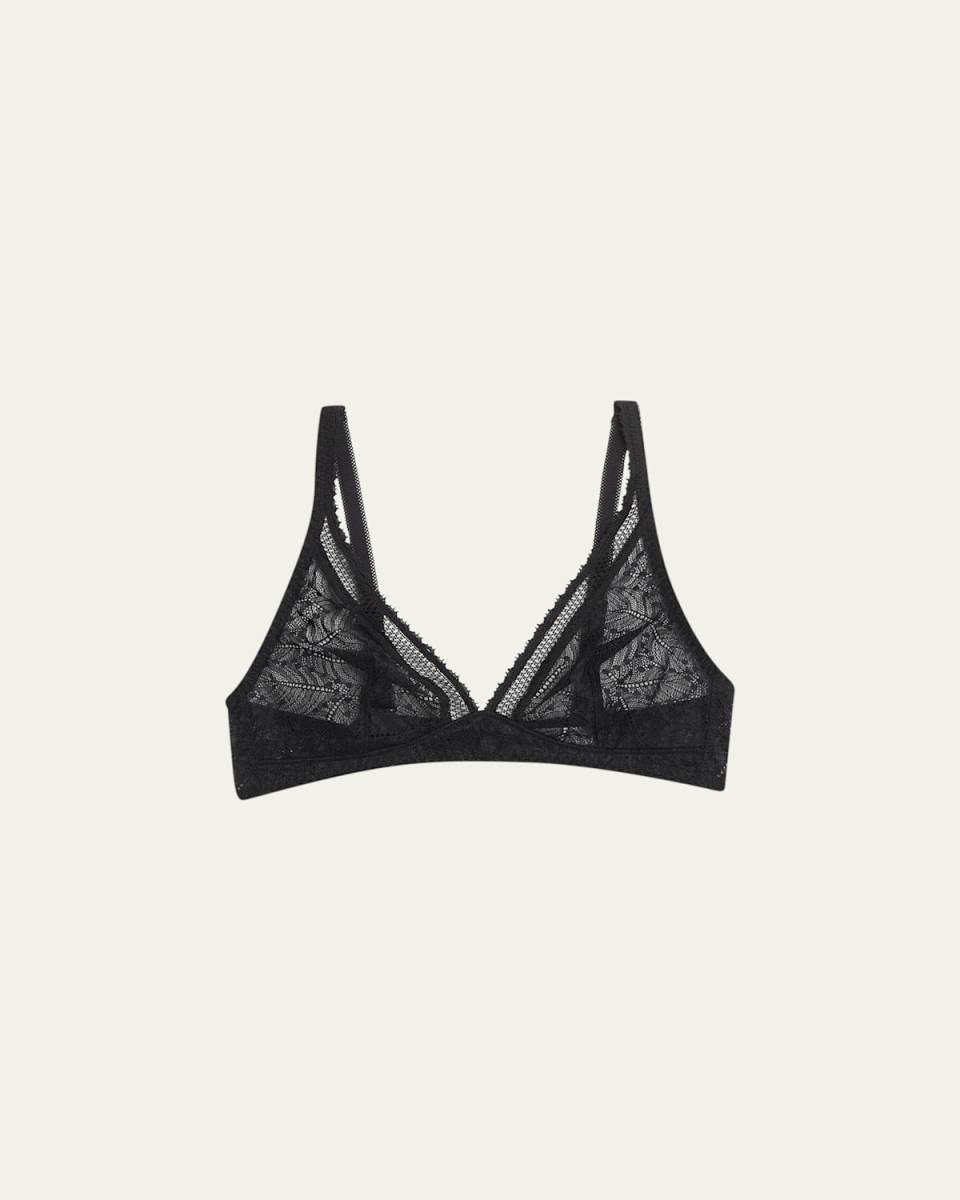 Comete Lace-Trim Tulle Bralette