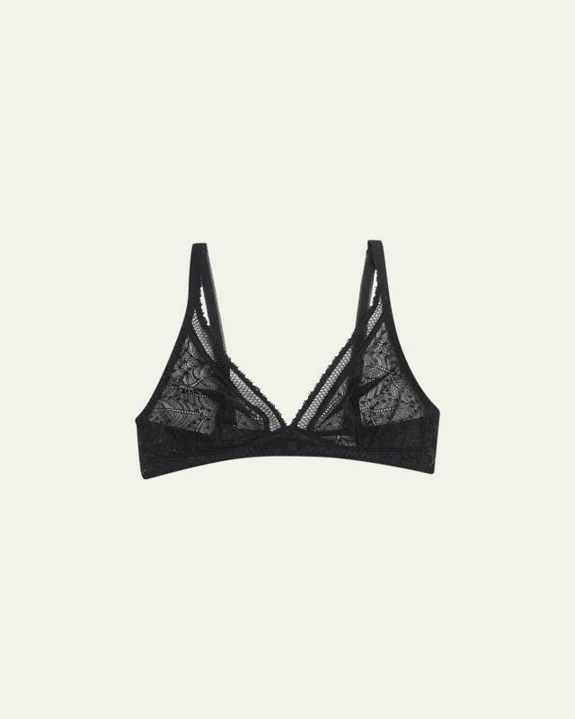 Comete Lace-Trim Tulle Bralette