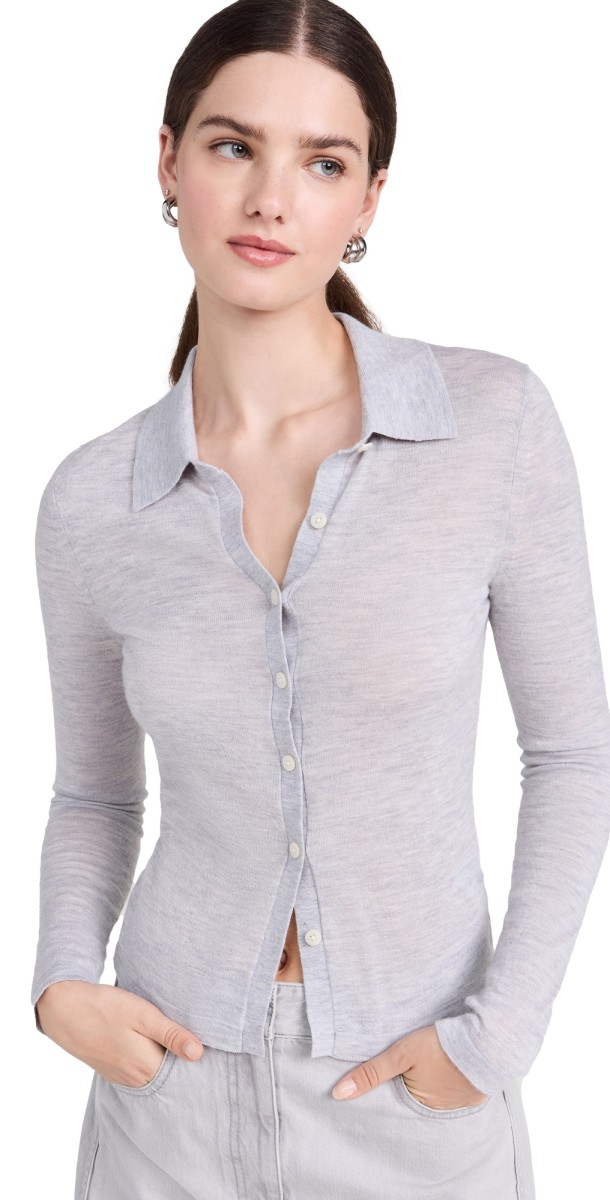 Guest in Residence Elle Shirt In Cashmere Stone