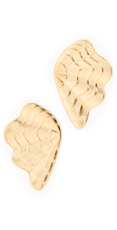 Elizabeth Cole Perly Earrings Gold