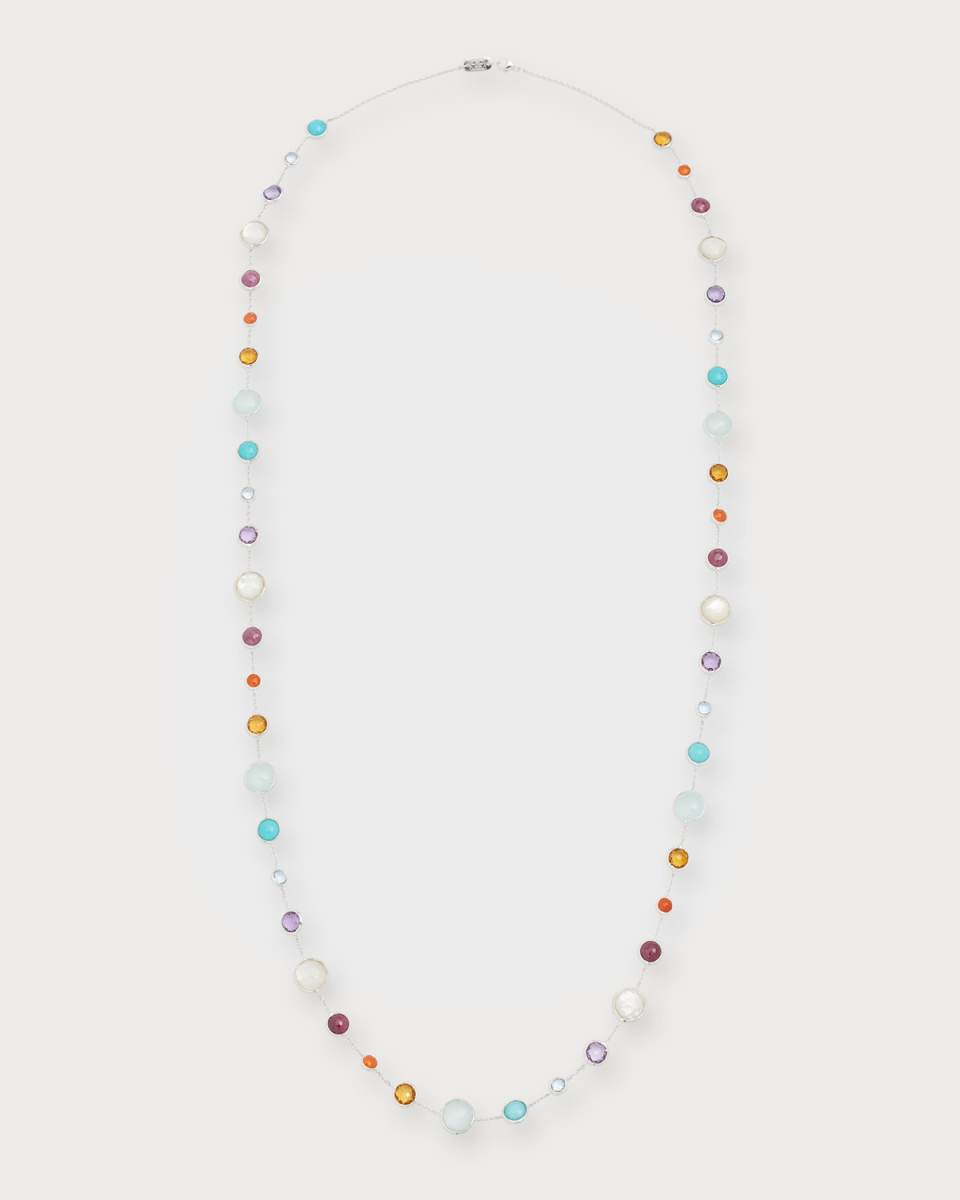 Lollitini Long Necklace in Sterling Silver
