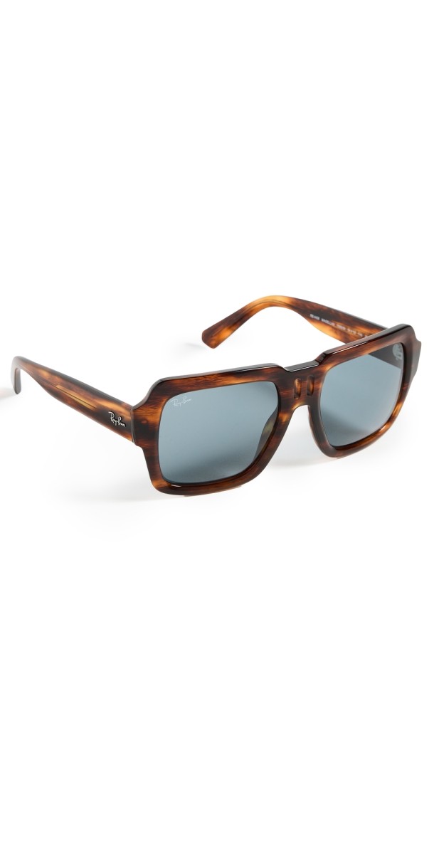 Ray-Ban Magellan Sunglasses Striped Havana/Blue