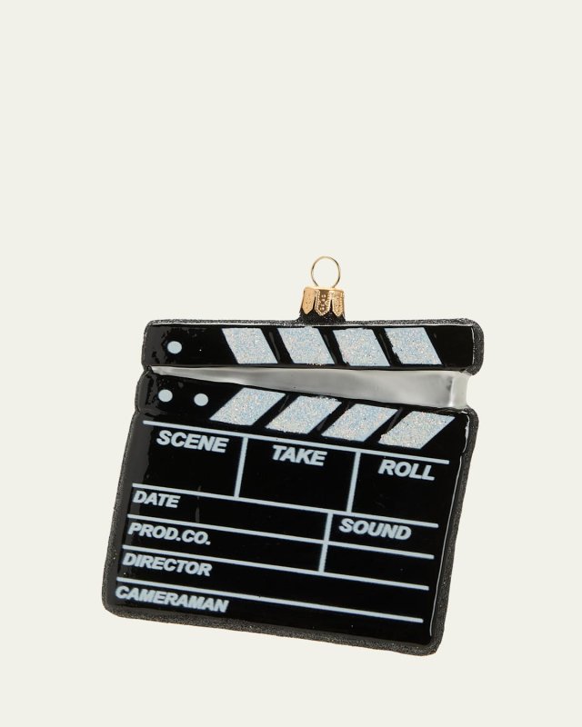 Clapperboard Christmas Ornament