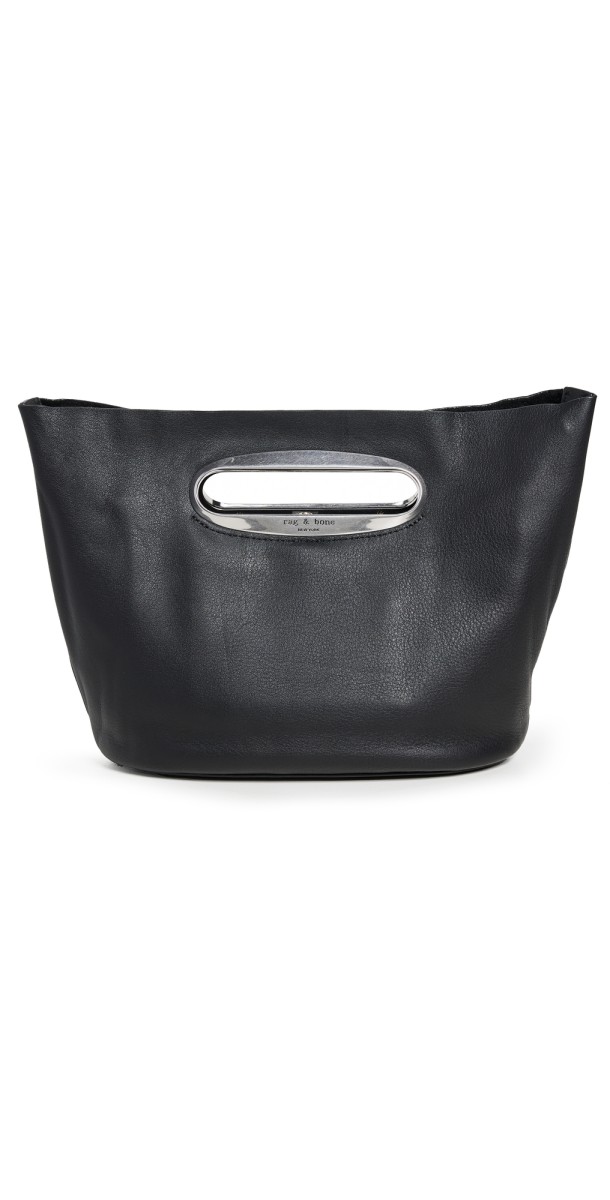 rag & bone Belize Clutch BLK