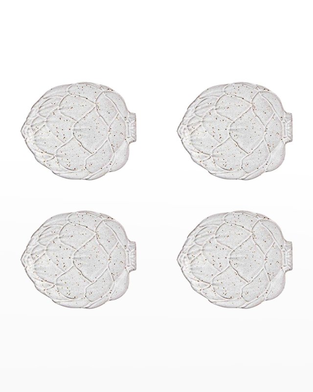 Artichoke Bread Plate, Set of 4