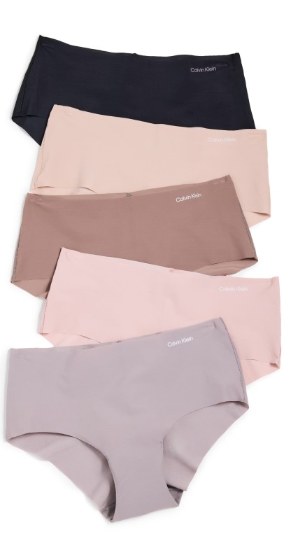Calvin Klein Underwear Invisibles Hipster 5 Pack Black/Cavernstone/Greyand