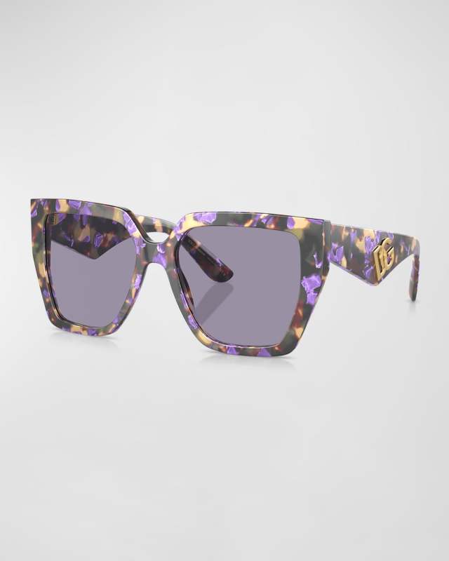 Oversized Acetate Cat-Eye Sunglasses