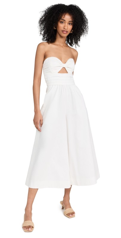 AMUR Lulee Jumpsuit Ivory