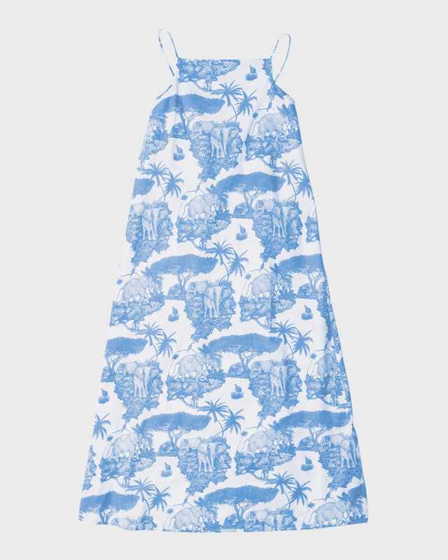 Voile-Print Cotton Night