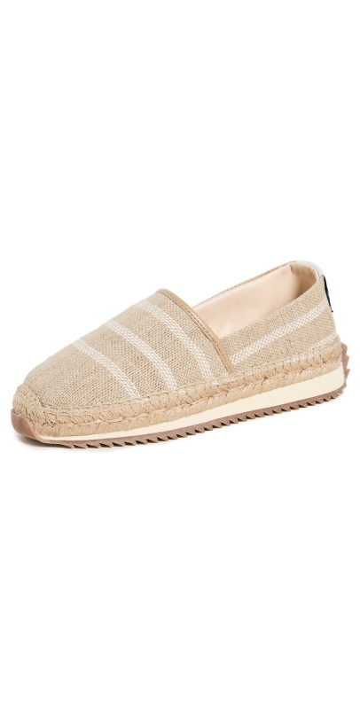 rag & bone Rb Espadrille Runners Linen Stripe