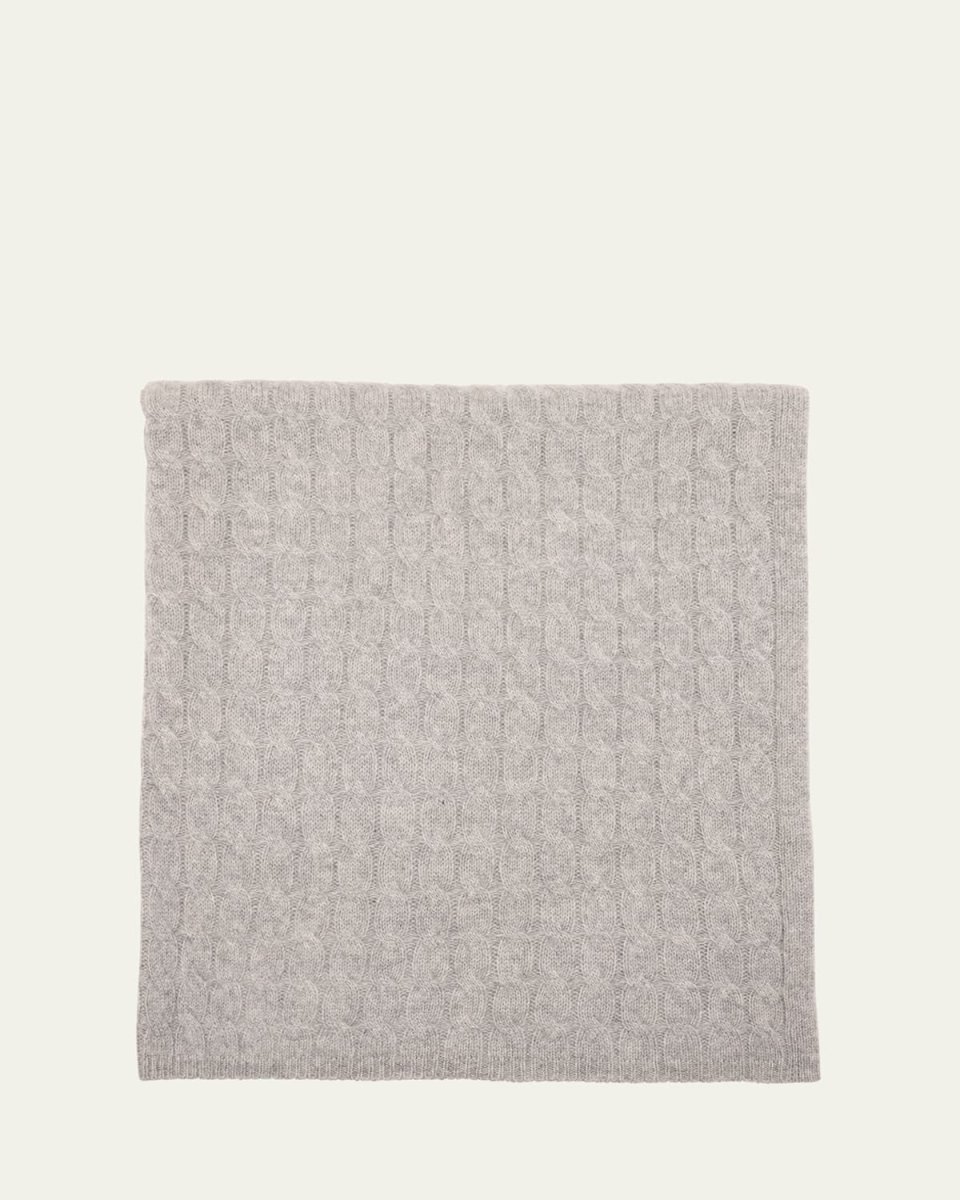 Cashmere Cable Blanket