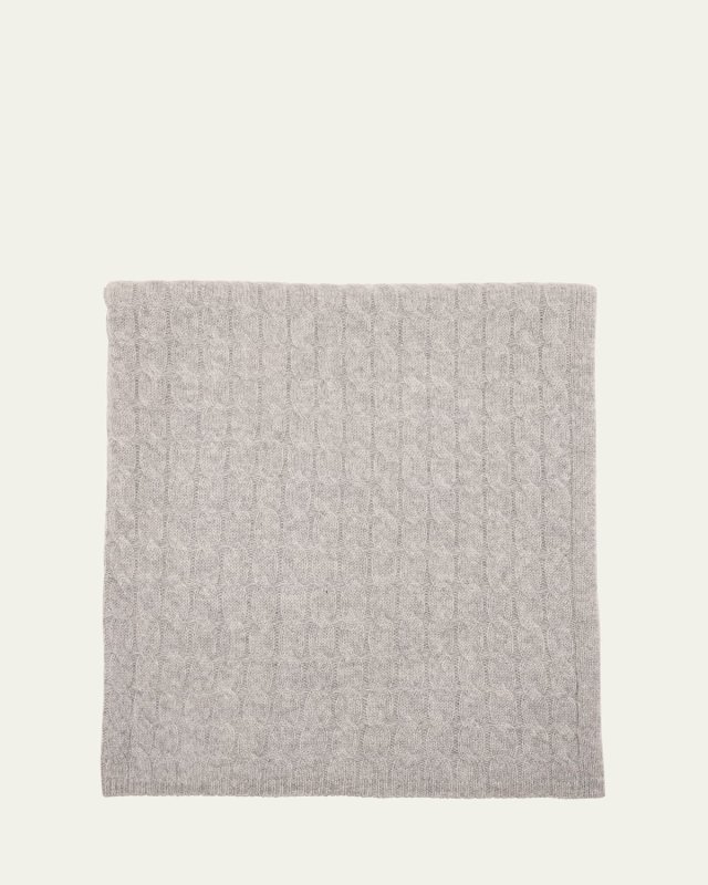 Cashmere Cable Blanket