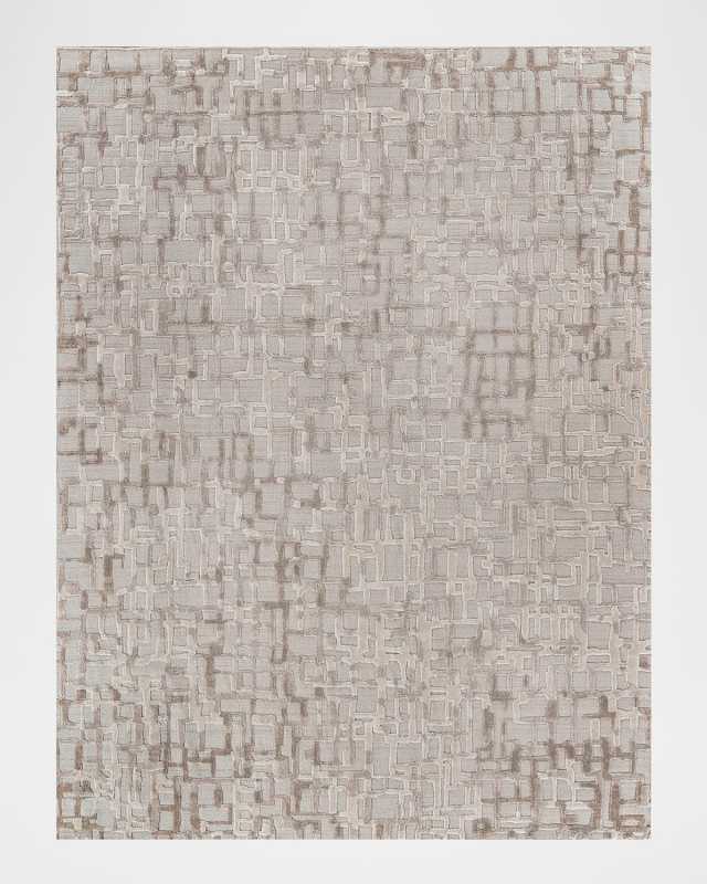Vista Hand-Loomed Beige Rug, 8' x 10'