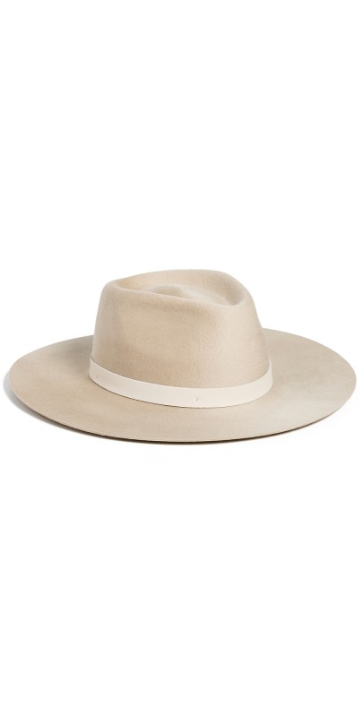 Janessa Leone Cole Felt Hat Pebble