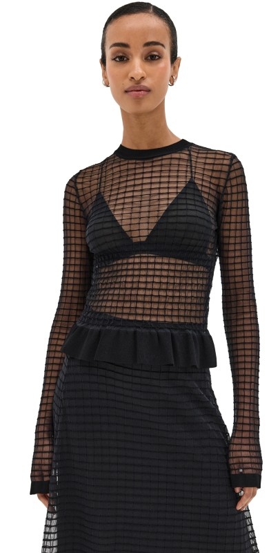Cecilie Bahnsen Gro Top Black
