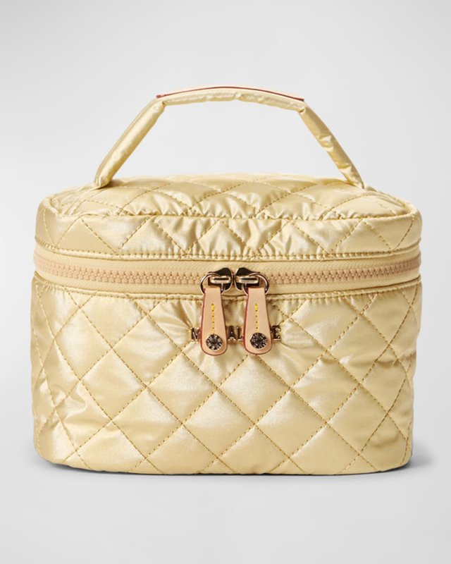 Mini Quilted Vanity Cosmetic Bag