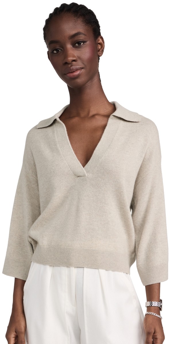 Le Kasha Bogra Cashmere Pullover Pebble