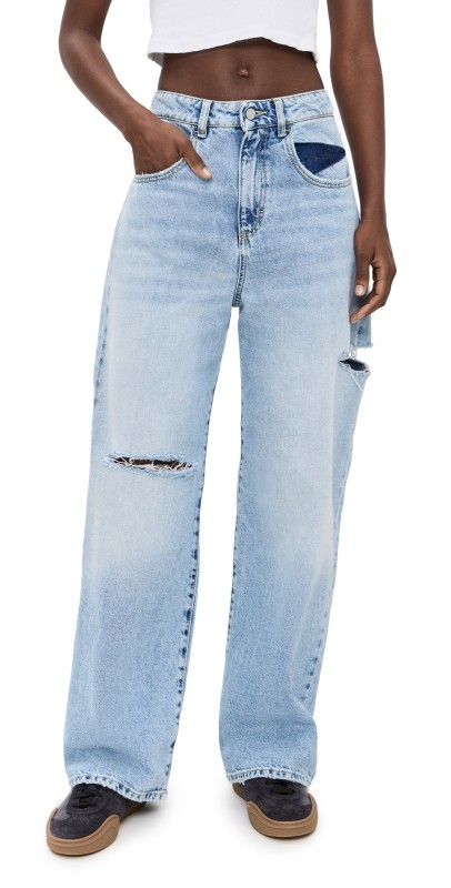 ICON DENIM LA Poppy Wide Leg Jeans Light