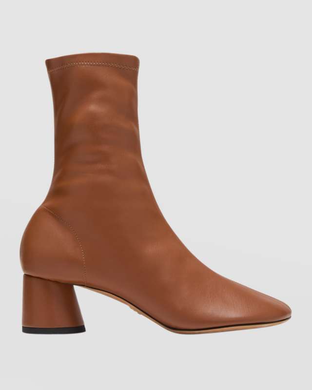 Glove Stretch Cylinder-Heel Ankle Boots