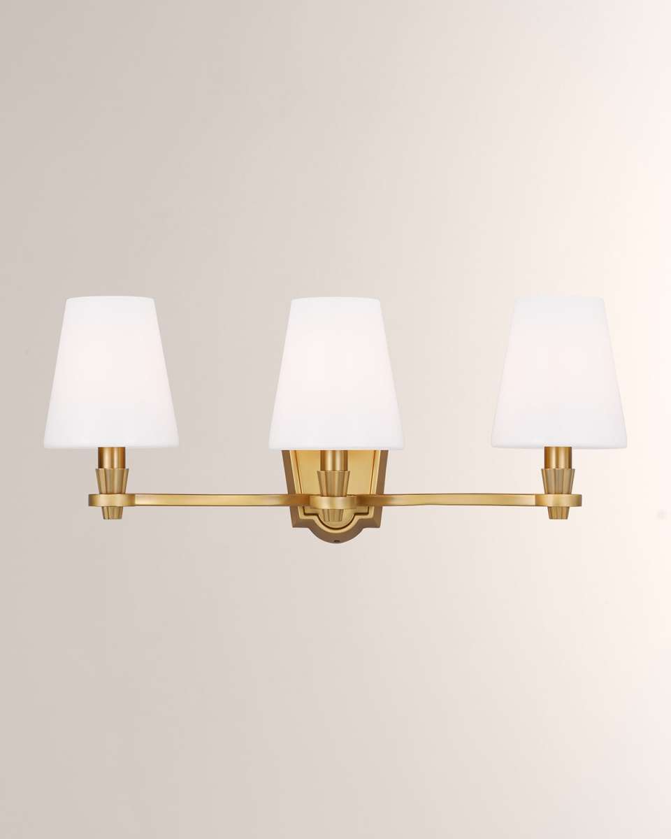 3- Light Vanity Paisley By Alexa Hampton