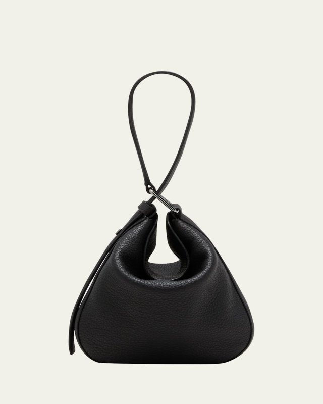 Anna Little Leather Hobo Bag