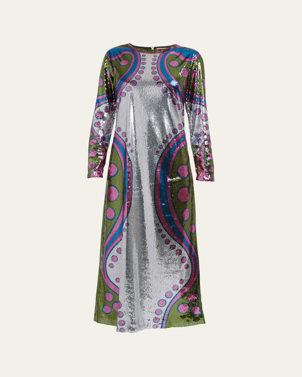 Supremes Swing Sequined Placee Dress